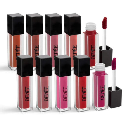 Stay Forever Matte Liquid Lipsticks Combo of 10, 1ml each