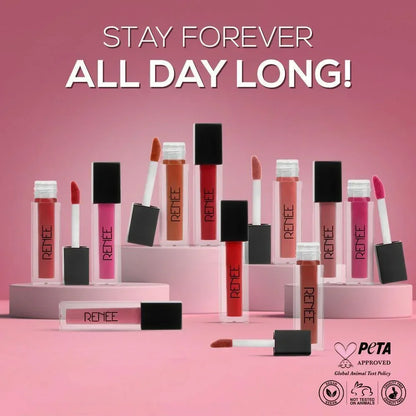 Stay Forever Matte Liquid Lipsticks Combo of 10, 1ml each