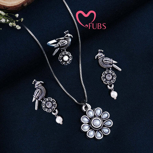 Exclusive Jewelry Box of 3 Matching Sets - Earrings, Necklace and Rings